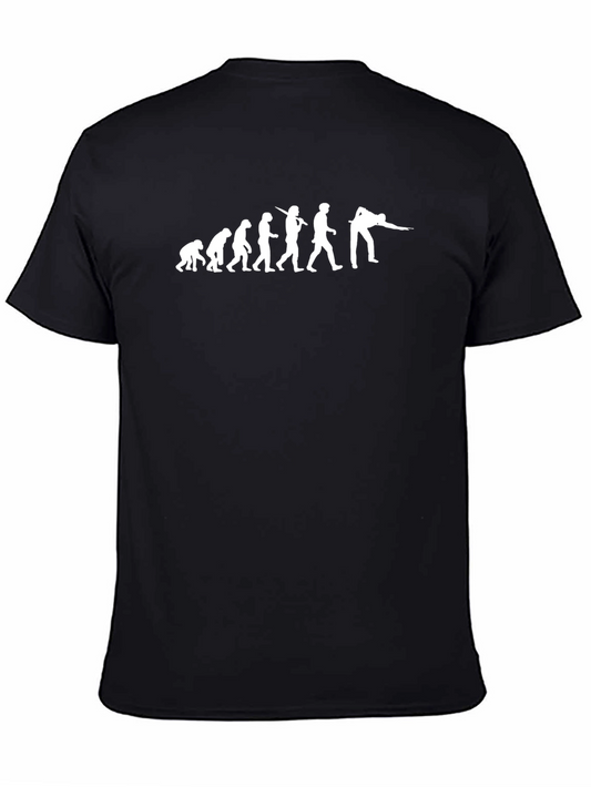 Evolution of Billiards Black T-Shirt