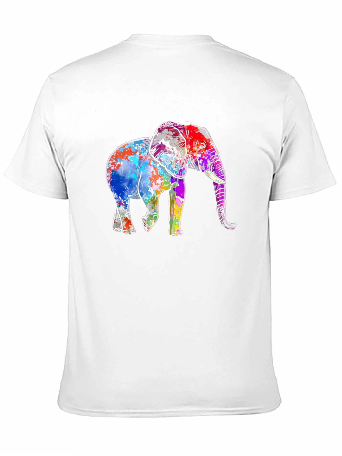 Vibrant Elephant Graphic T-Shirt - Stylish Unisex Tee