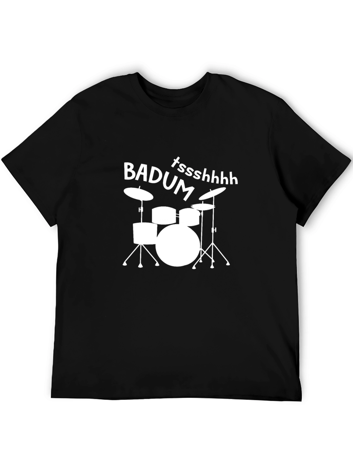 Drum Kit T-Shirt: Badum Tssshhhh Graphic Tee