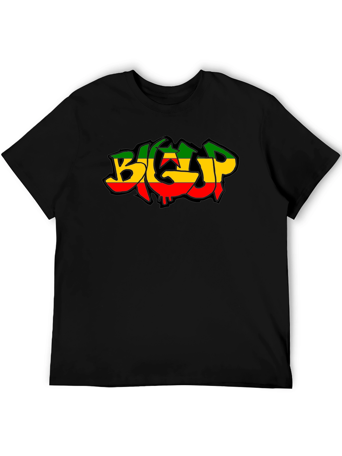 Rasta BGC Graphic Tee - Black
