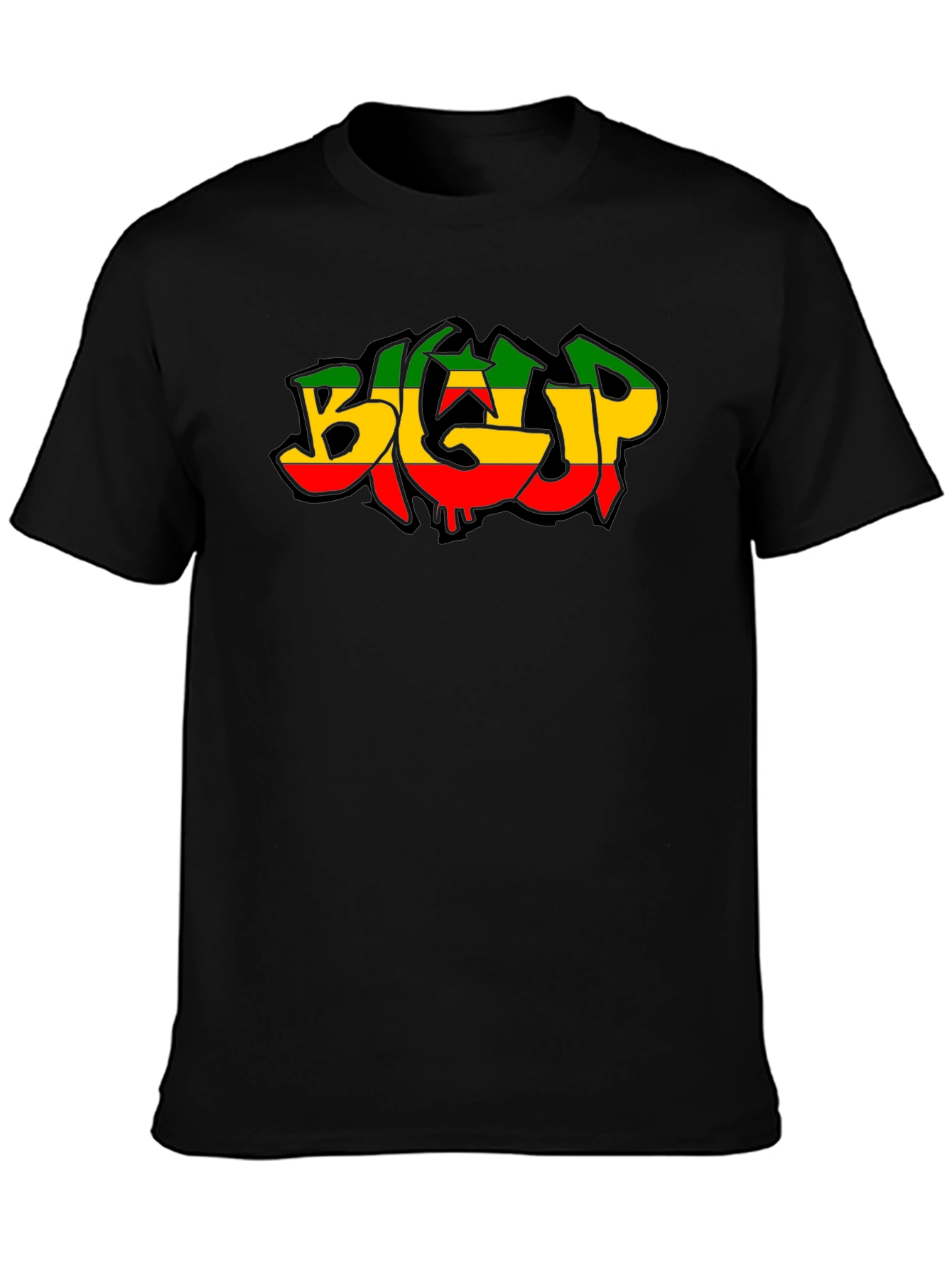 Rasta BGC Graphic Tee - Black
