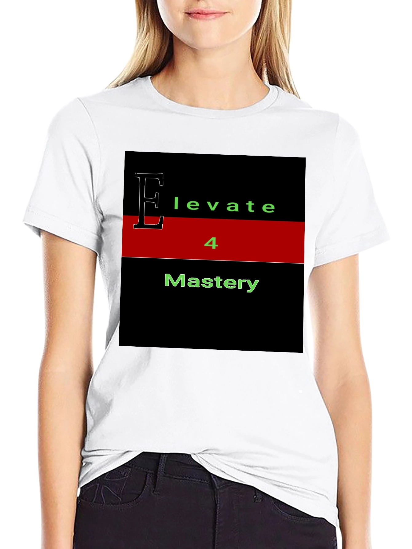 Elevate 4 Mastery T-Shirt - Black Graphic Tee
