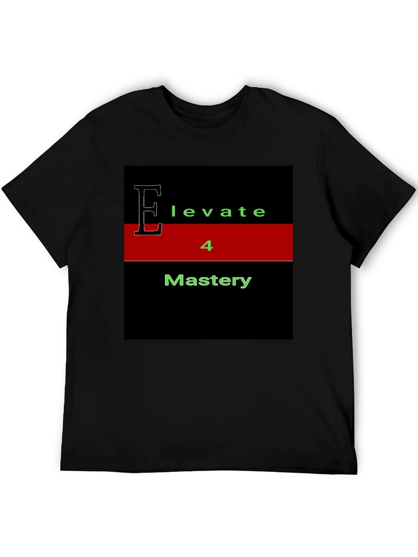 Elevate 4 Mastery T-Shirt - Black Graphic Tee