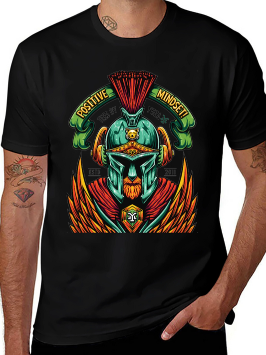 Positive Mindset Spartan Graphic Tee