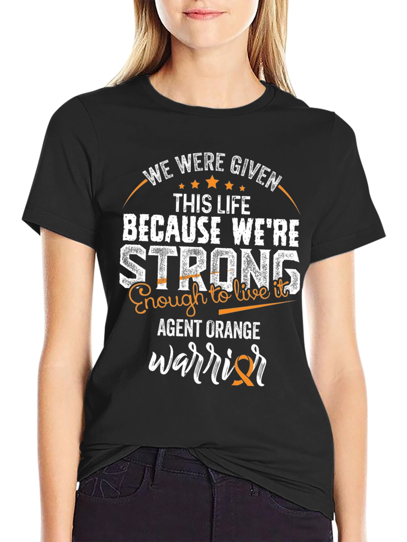 Agent Orange Warrior T-Shirt - Strong Design