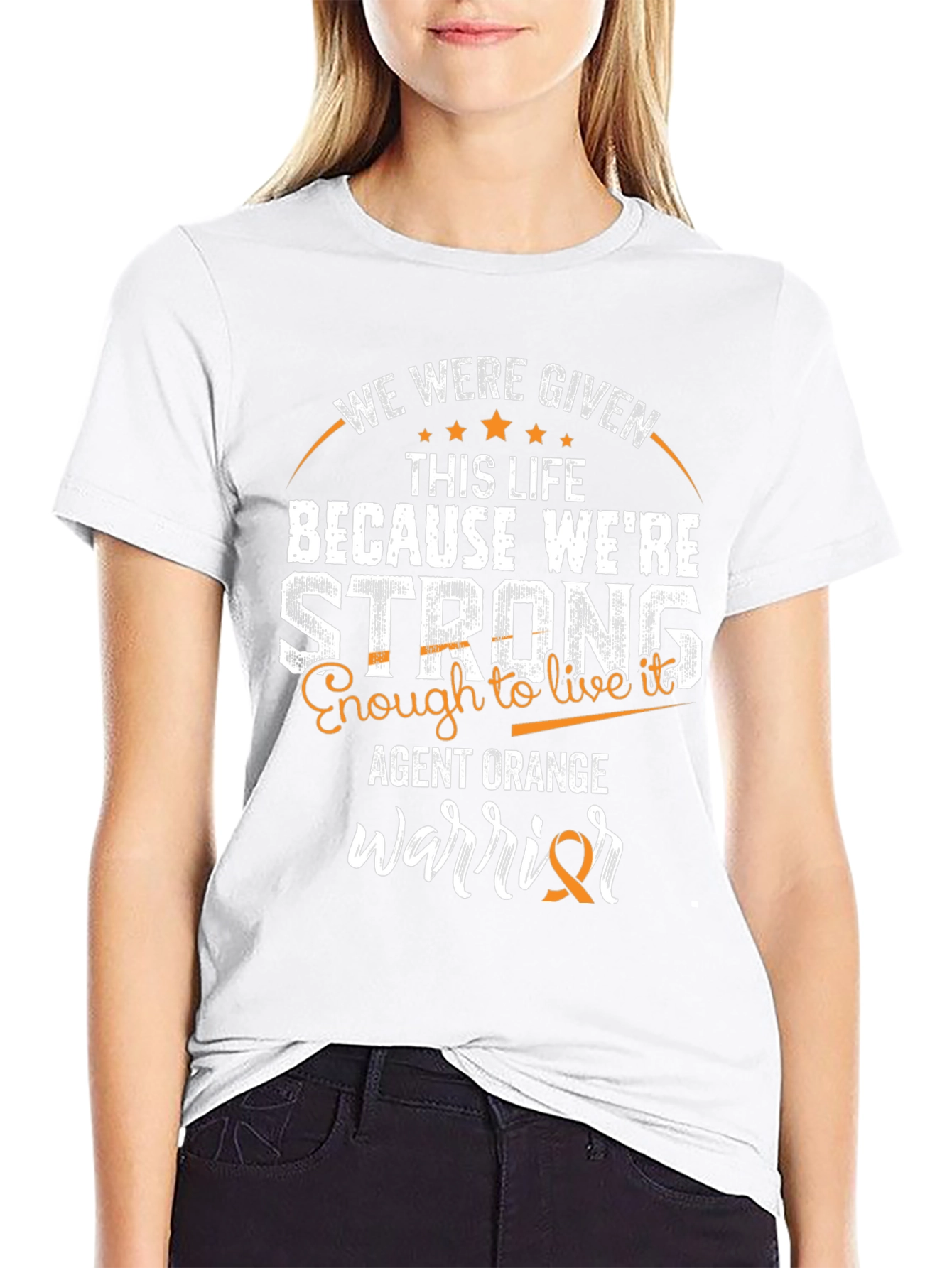 Agent Orange Warrior T-Shirt - Strong Design