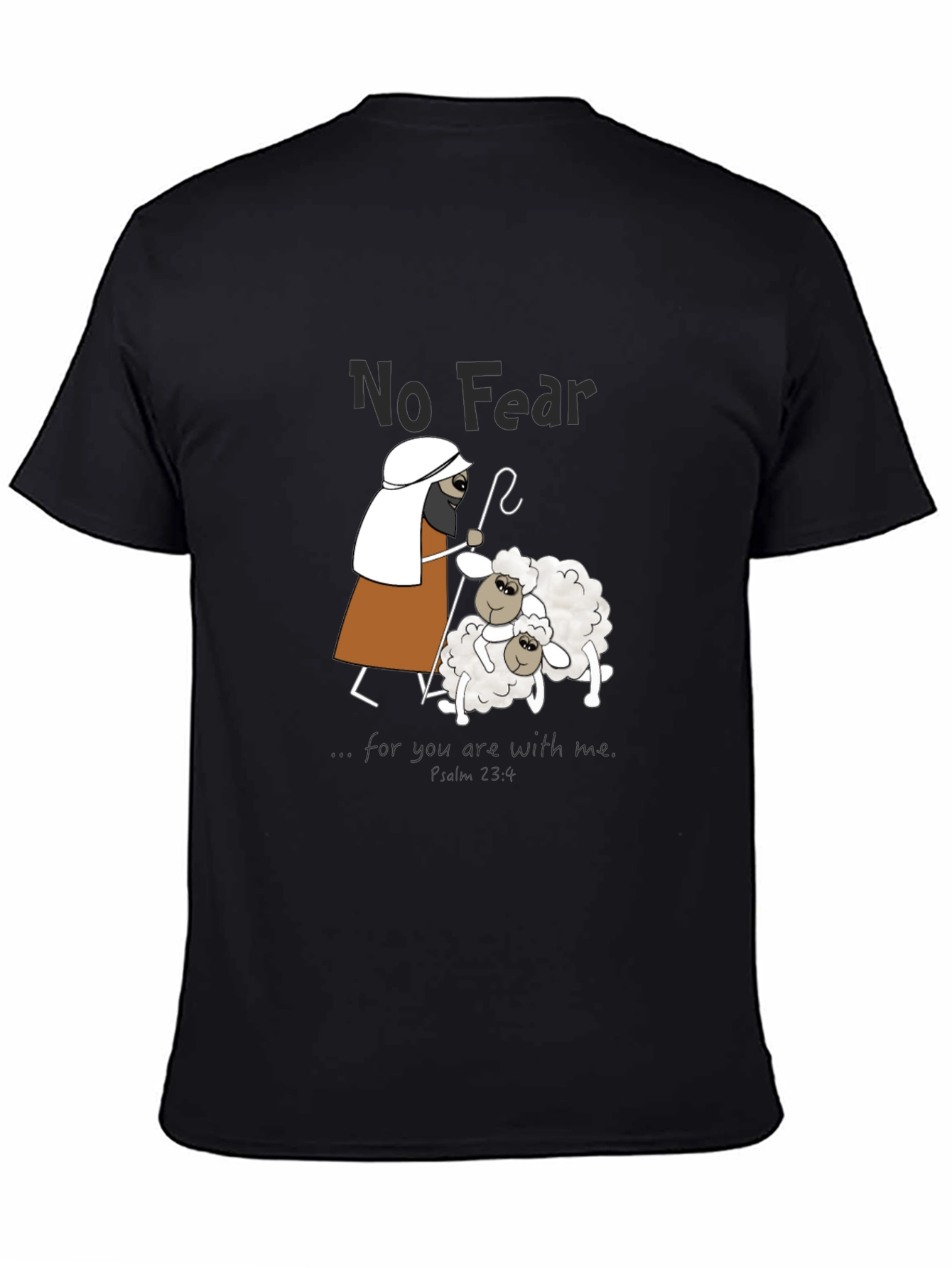 No Fear Cartoon Print T-Shirt