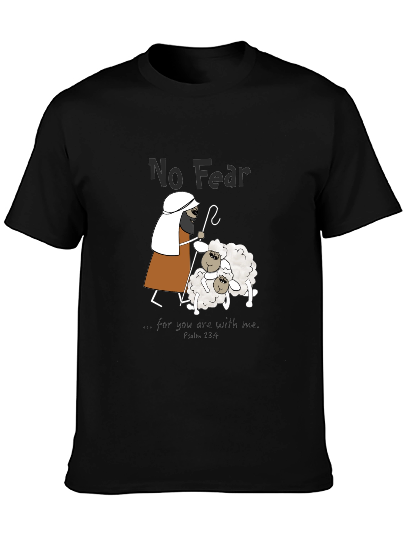 No Fear Cartoon Print T-Shirt