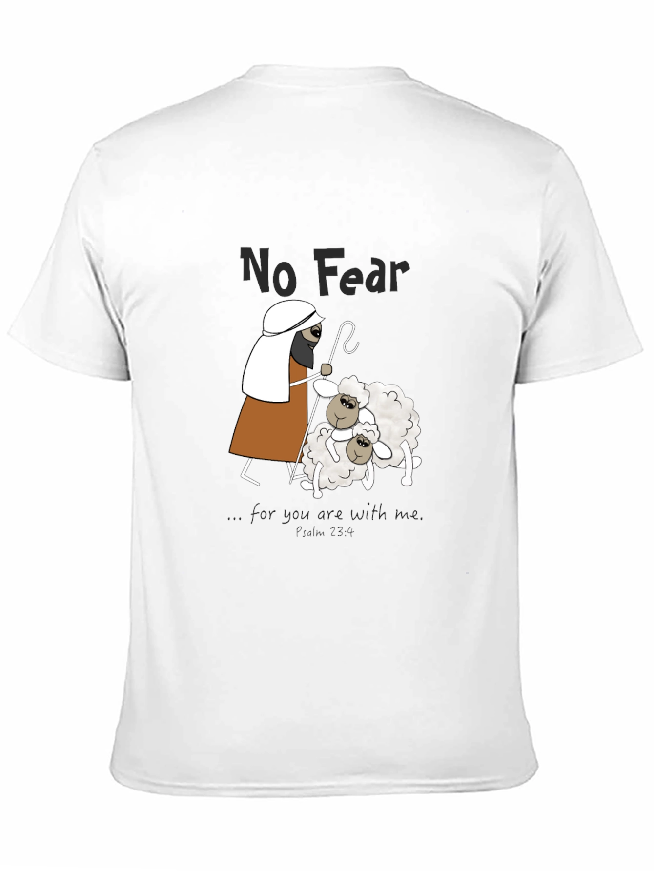 No Fear Cartoon Print T-Shirt