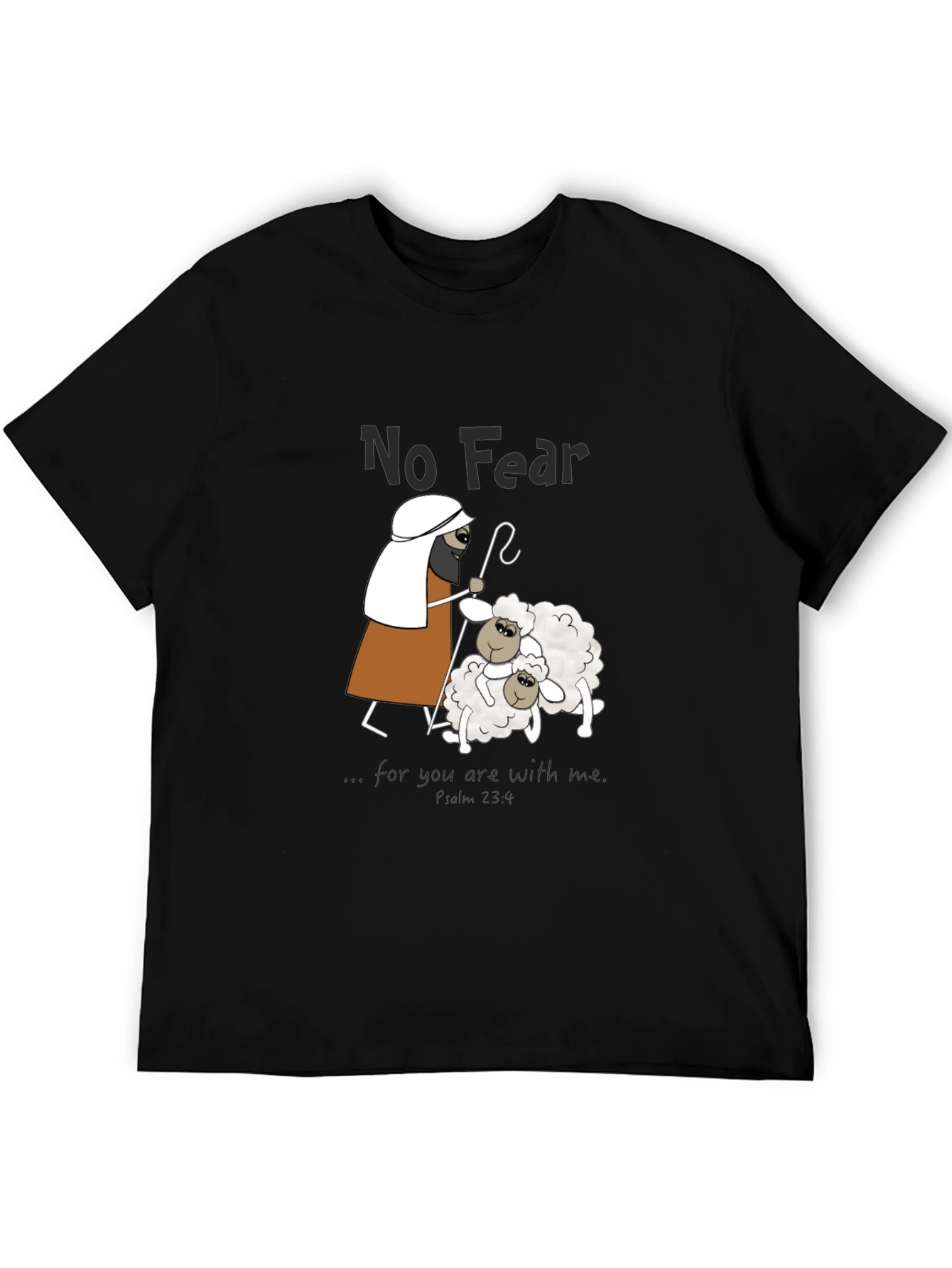 No Fear Cartoon Print T-Shirt