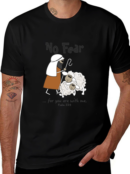 No Fear Cartoon Print T-Shirt