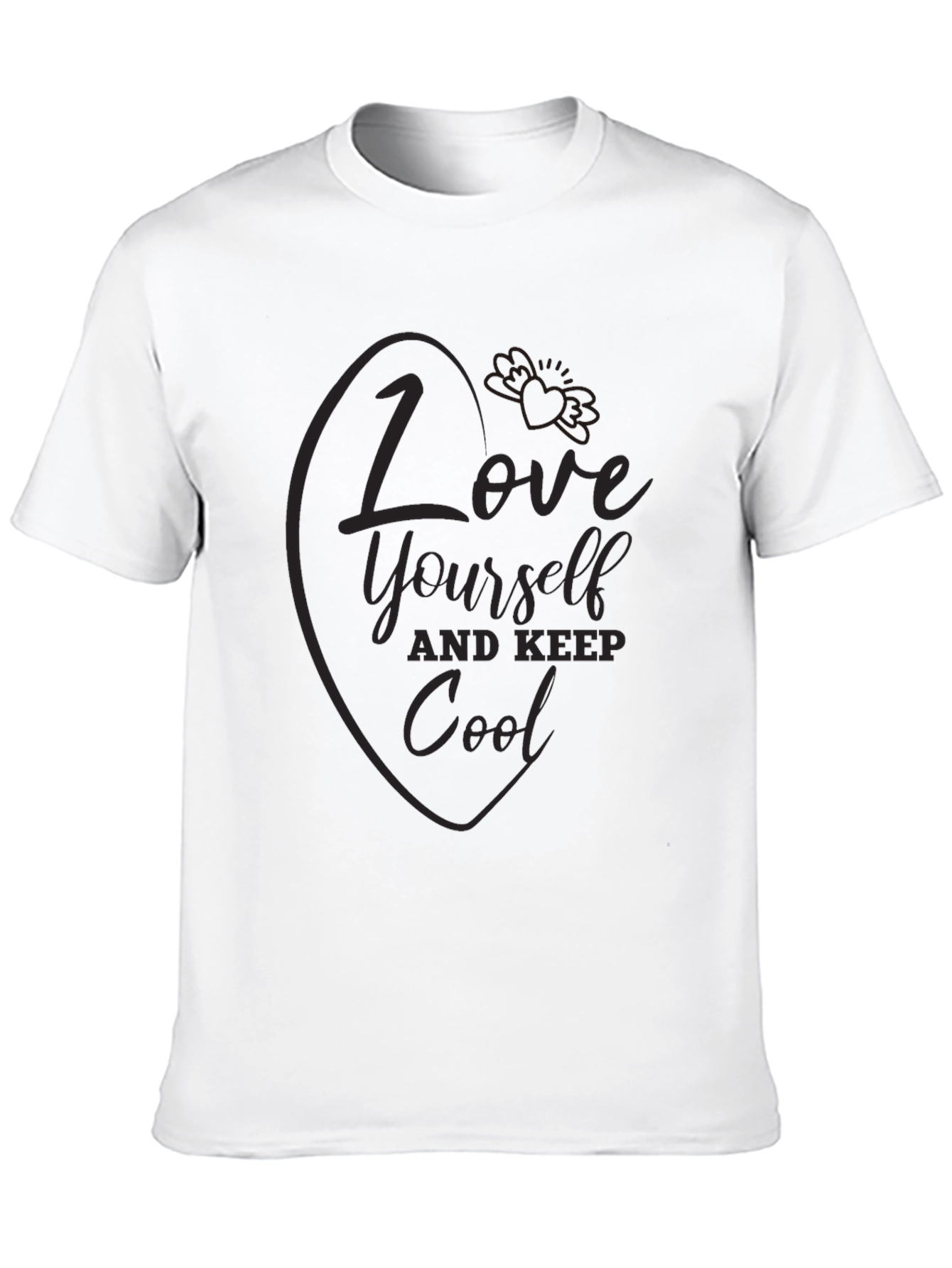 Love Yourself & Keep Cool - Graphic T-Shirt
