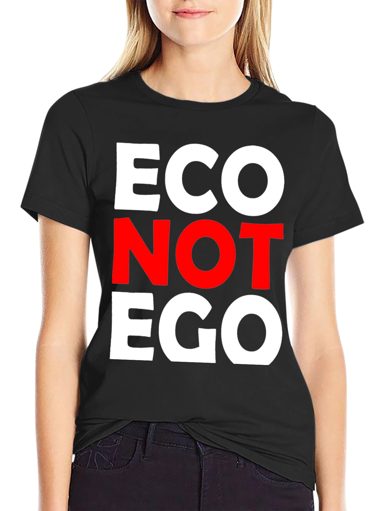 Eco Not Ego Graphic Tee - Conscious Style
