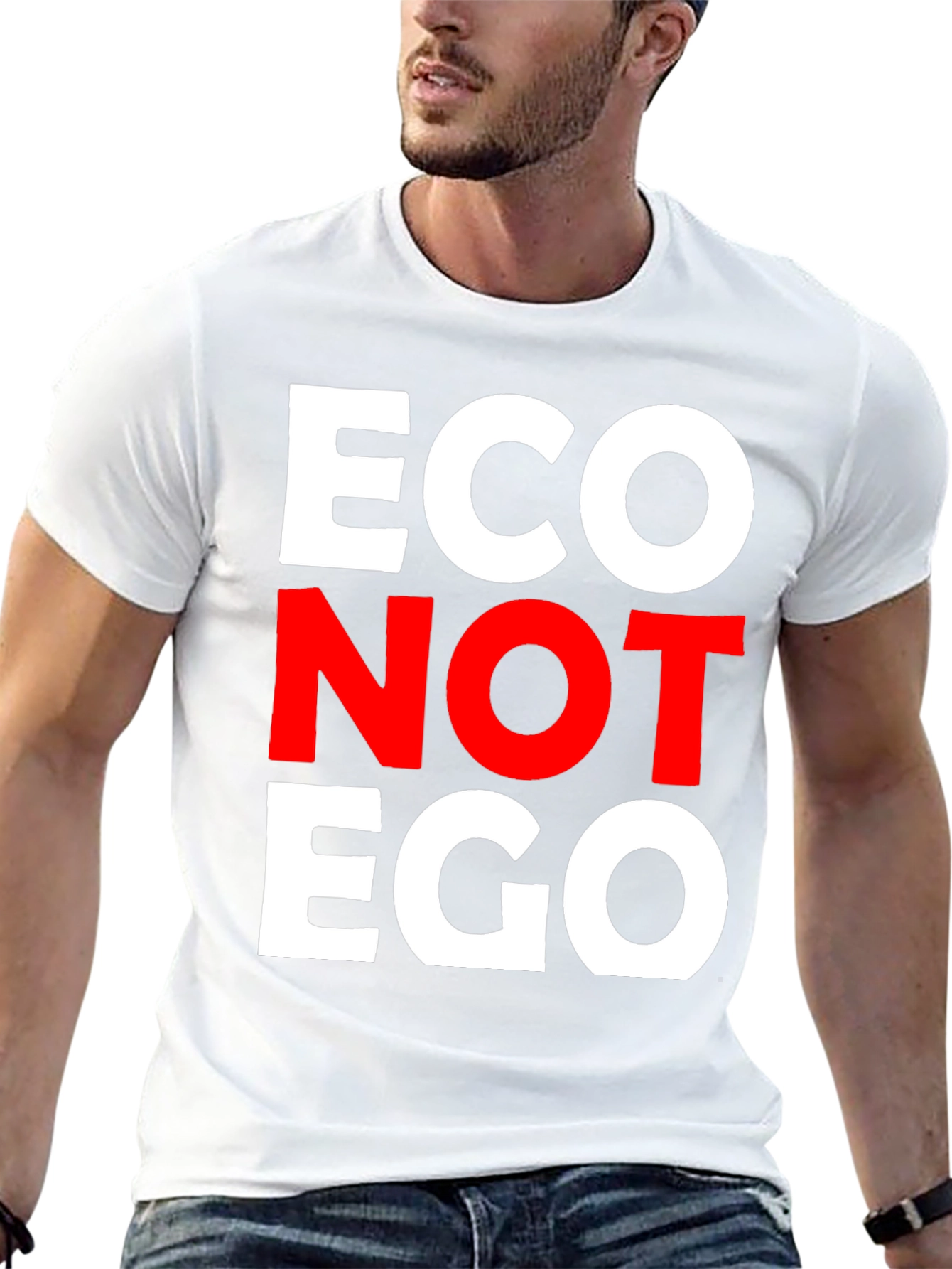 Eco Not Ego Graphic Tee - Conscious Style