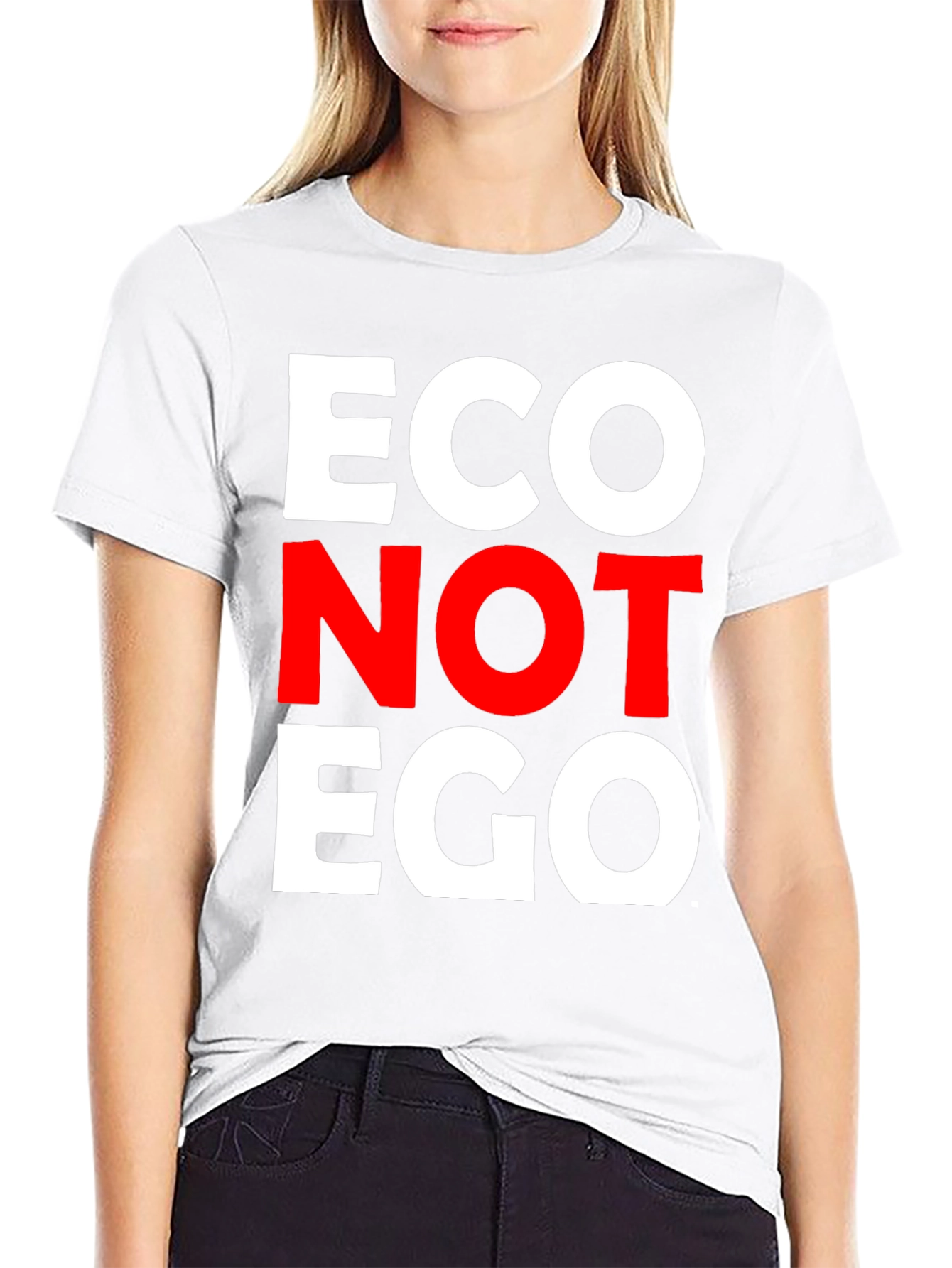 Eco Not Ego Graphic Tee - Conscious Style