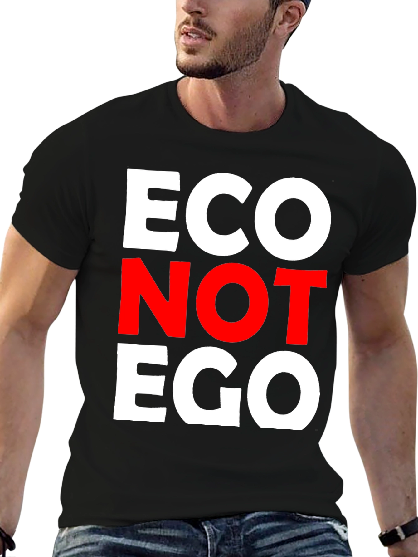 Eco Not Ego Graphic Tee - Conscious Style