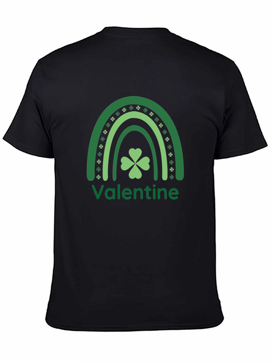 St. Patricks Day Valentines Day Clover T-Shirt
