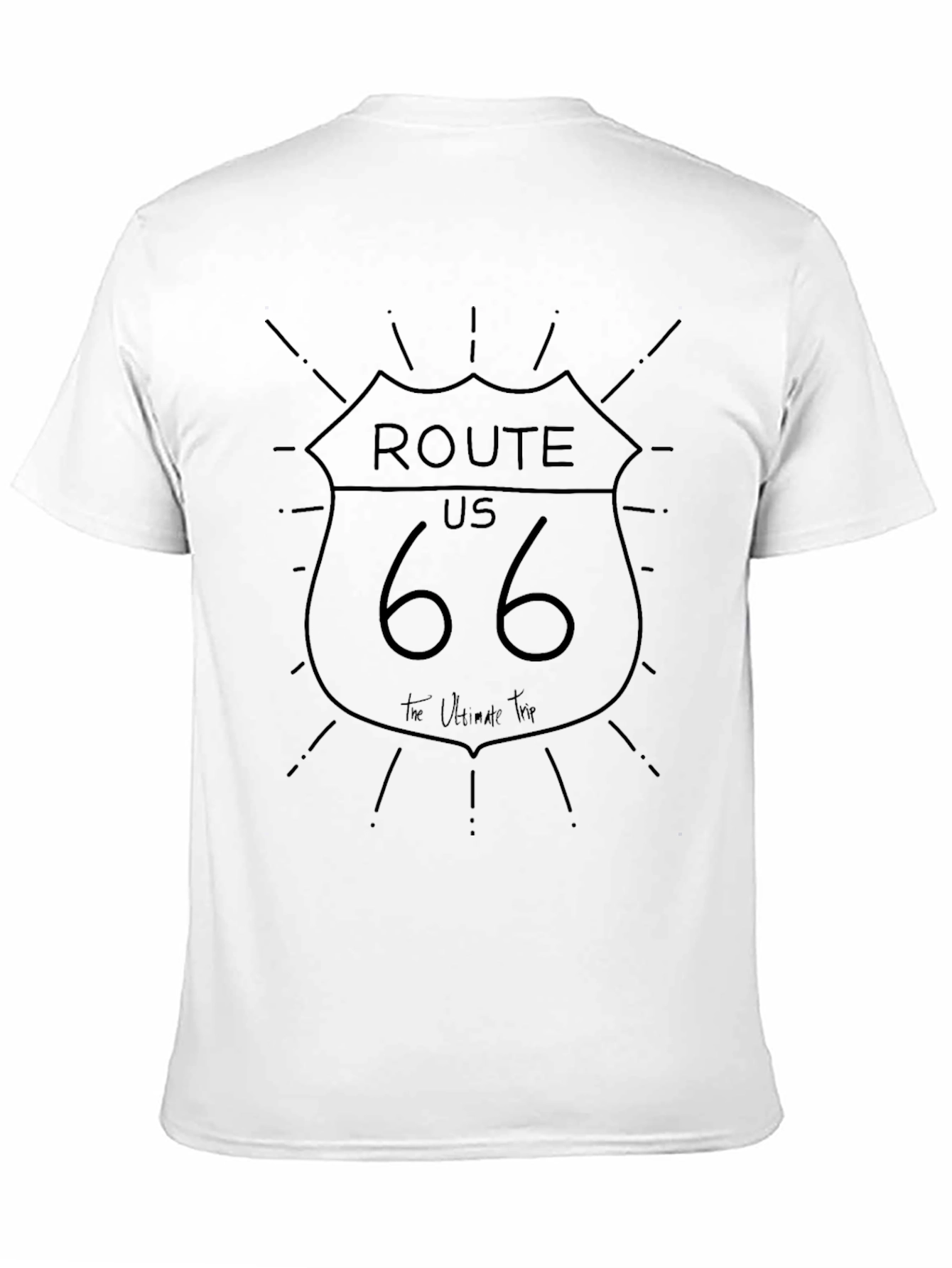 Route 66 Black Graphic Tee