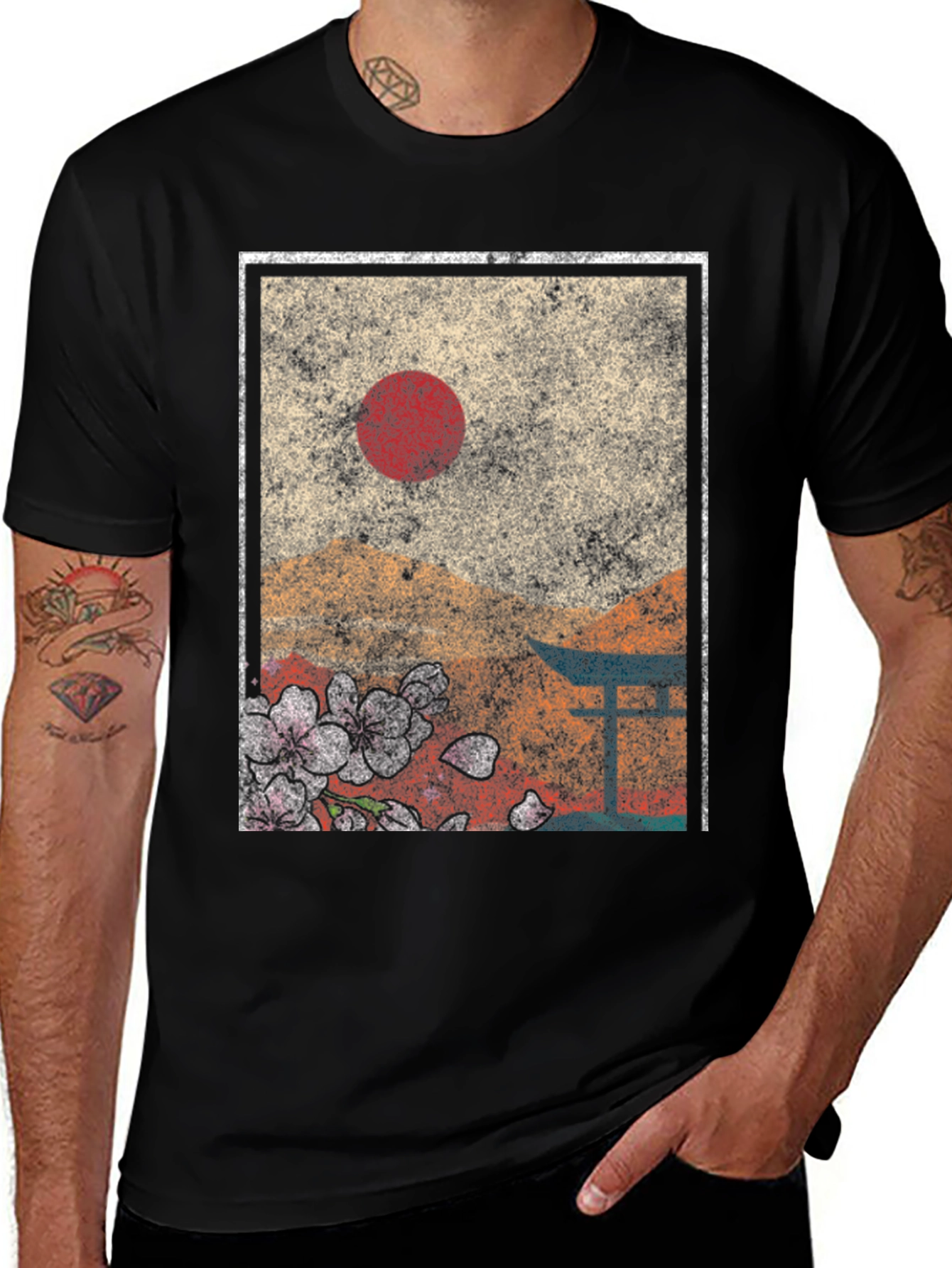 Japanese Landscape Graphic Tee