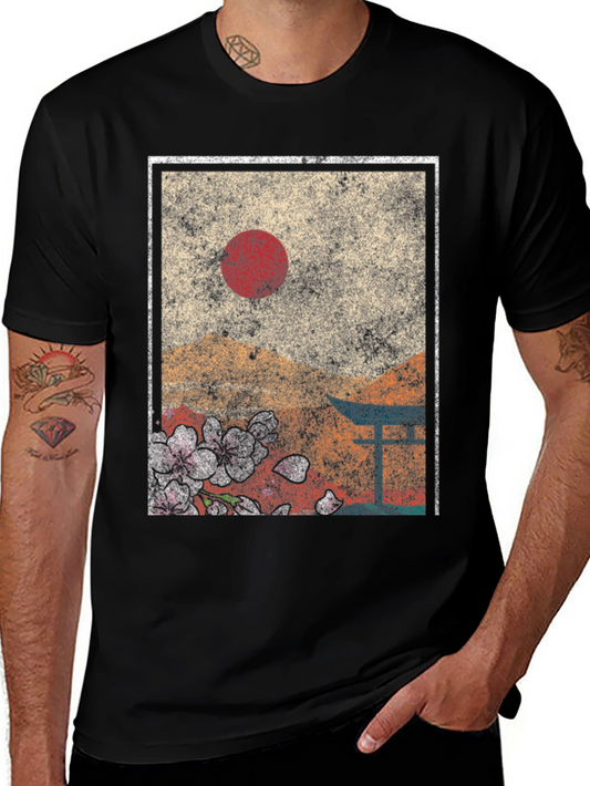 Japanese Landscape Graphic Tee
