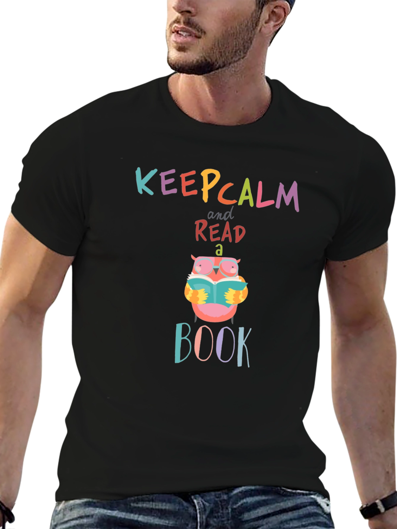 Keep Calm & Read a Book Owl T-Shirt