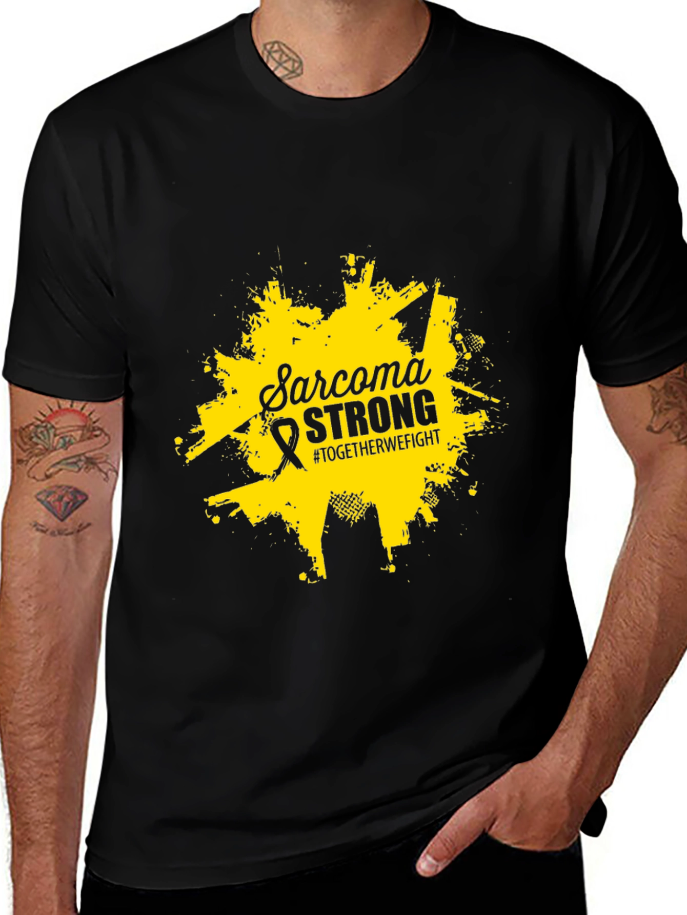 Sarcoma Strong T-Shirt: Together We Fight Black