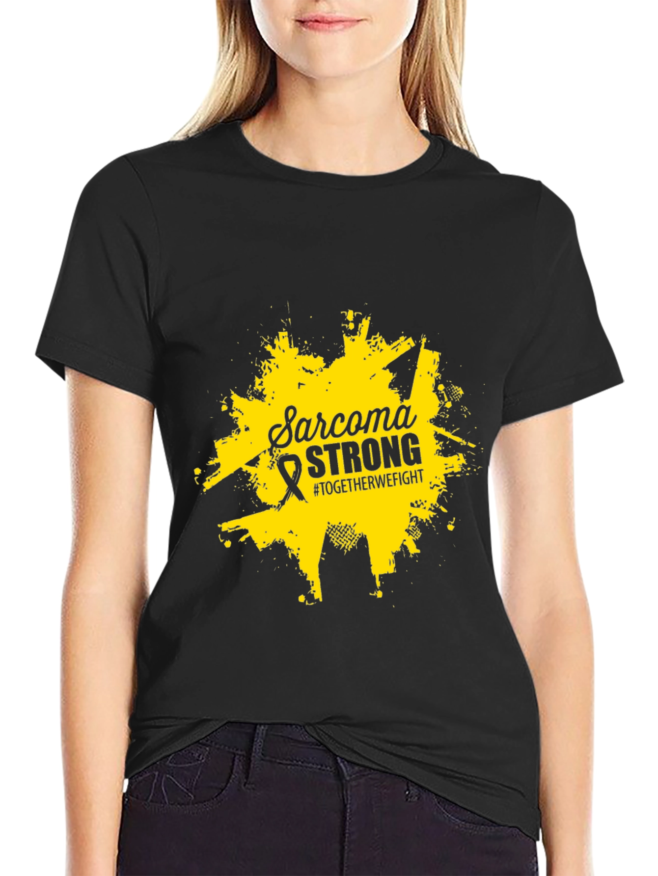 Sarcoma Strong T-Shirt: Together We Fight Black