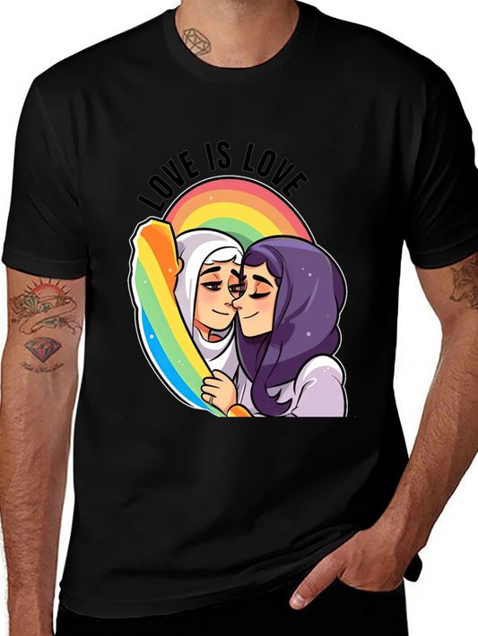Love is Love Graphic Tee - LGBTQ+ Pride Shirt