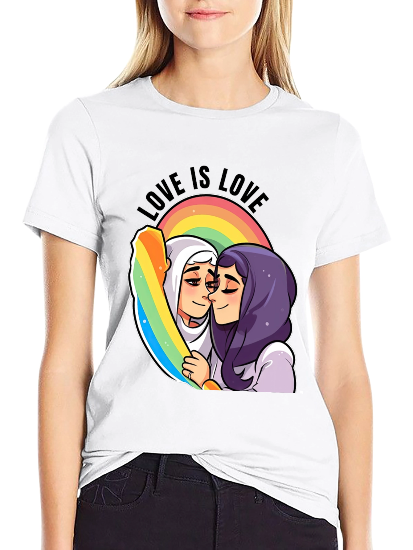 Love is Love Graphic Tee - LGBTQ+ Pride Shirt