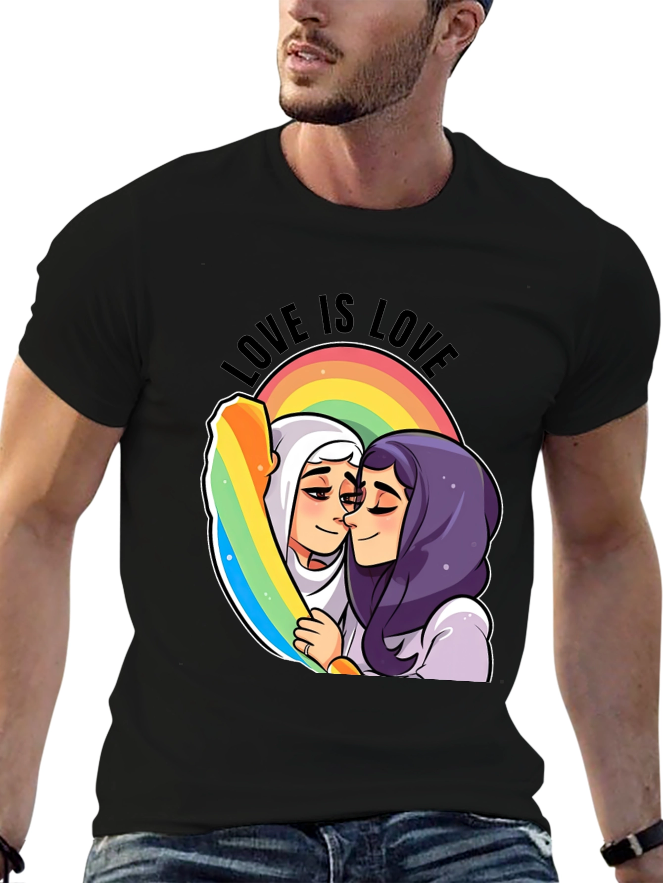 Love is Love Graphic Tee - LGBTQ+ Pride Shirt