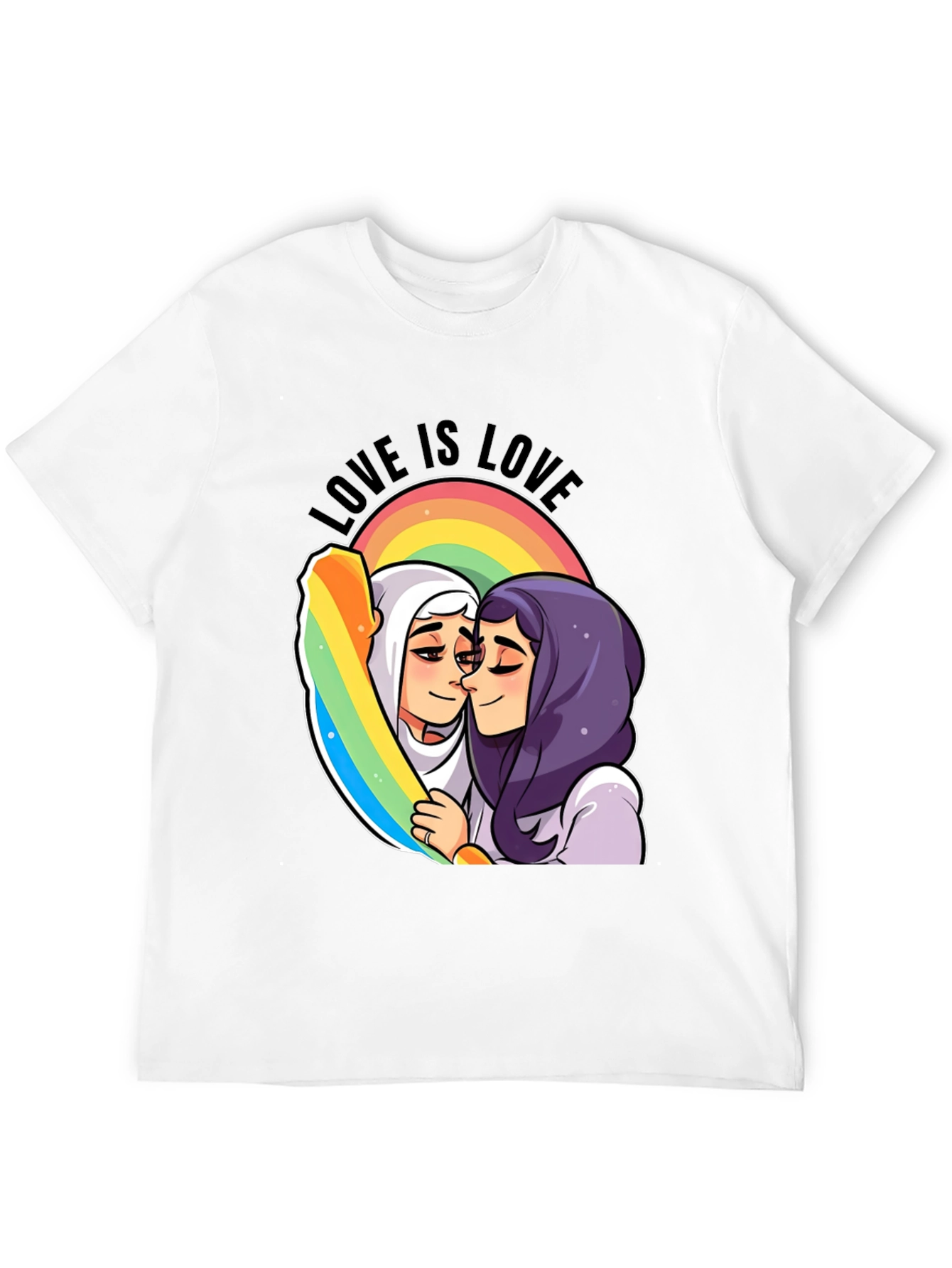 Love is Love Graphic Tee - LGBTQ+ Pride Shirt