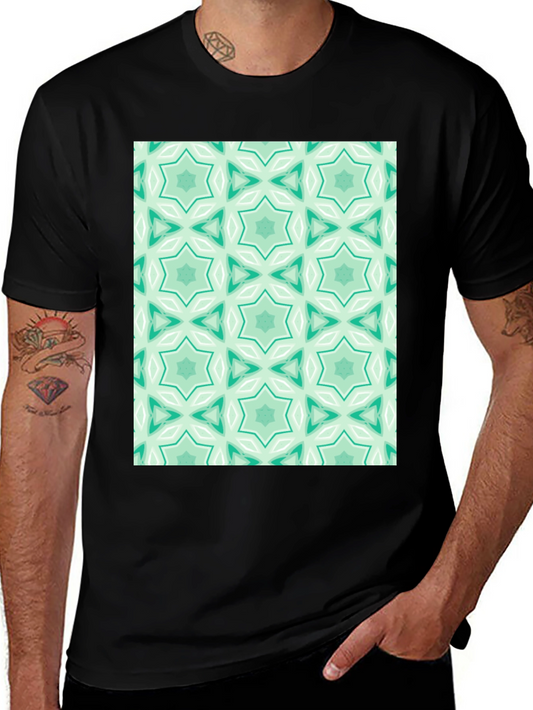 Patterned Graphic Print Tee