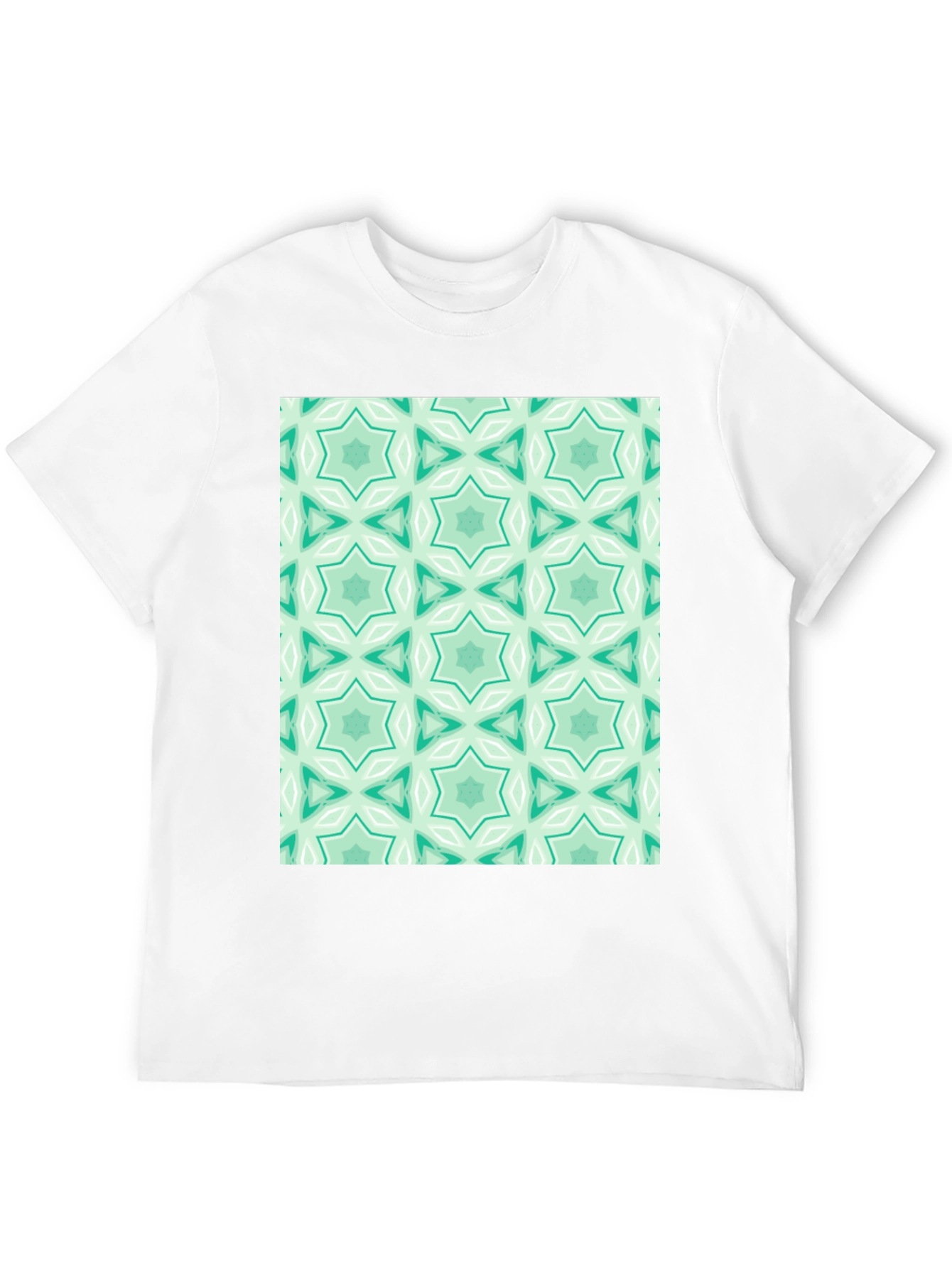 Patterned Graphic Print Tee