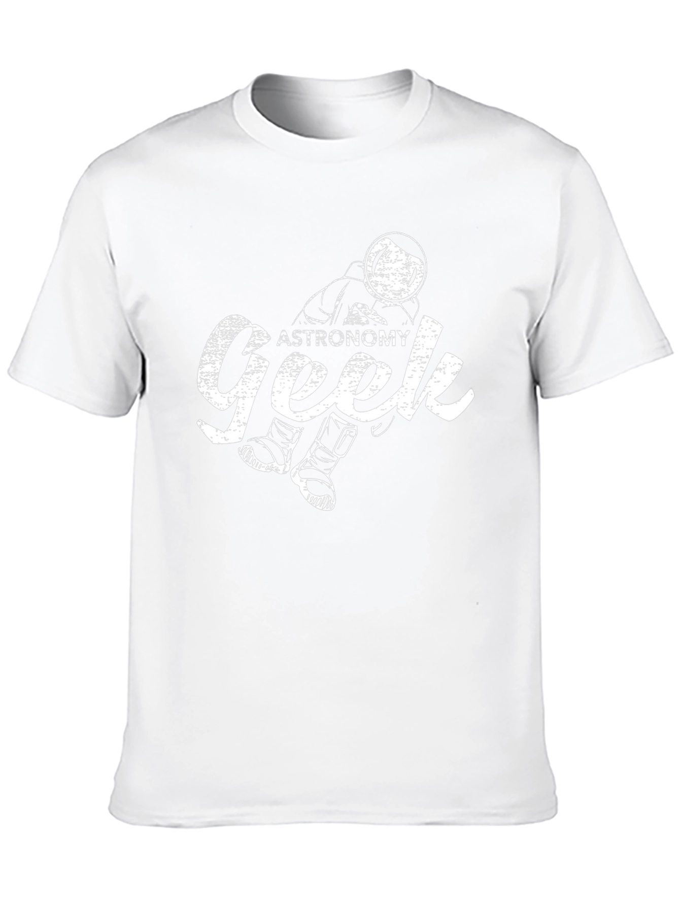 Astronomy Geek Graphic T-Shirt - Unisex Black Tee