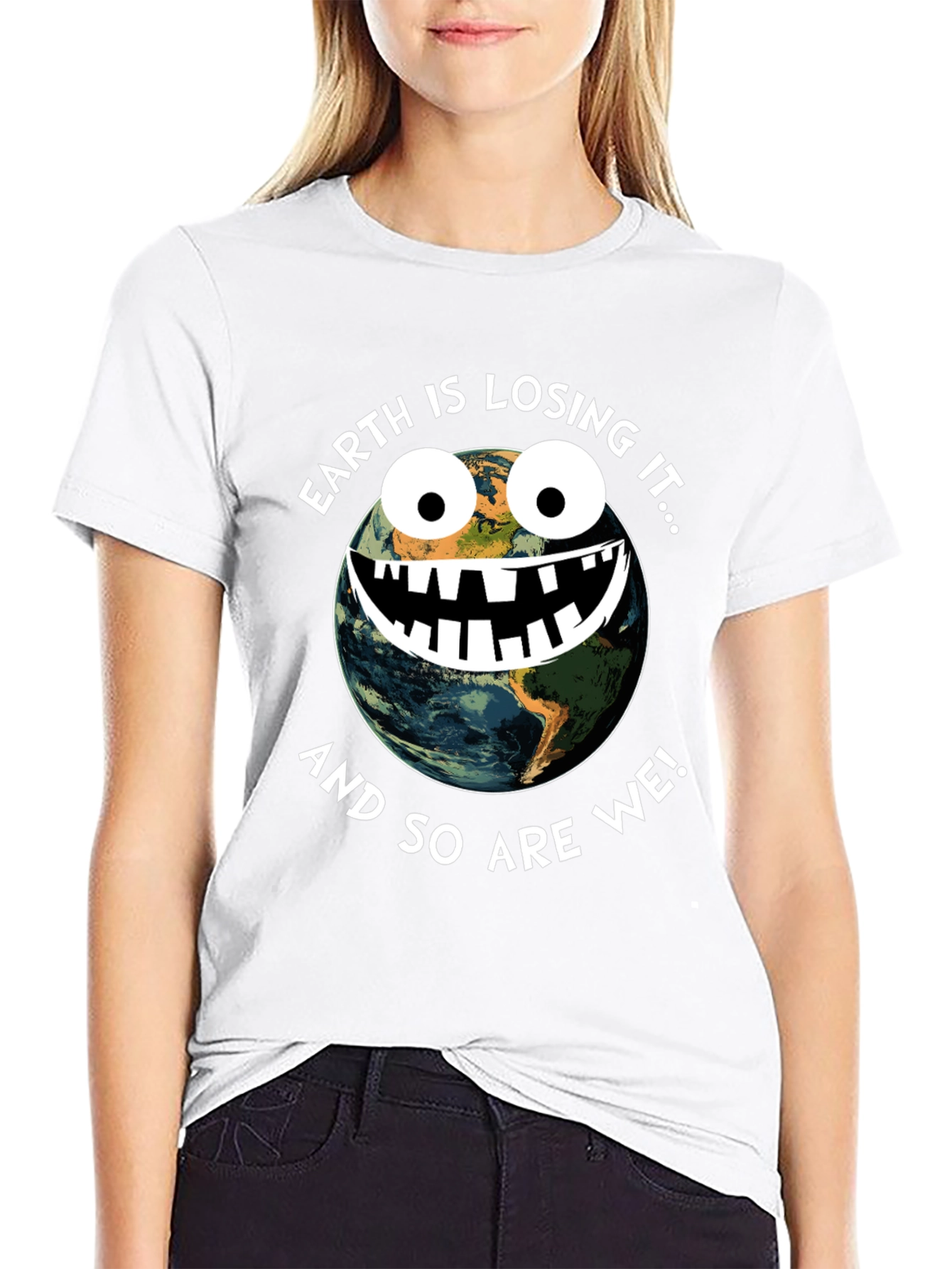 Earth is Losing It Graphic T-Shirt