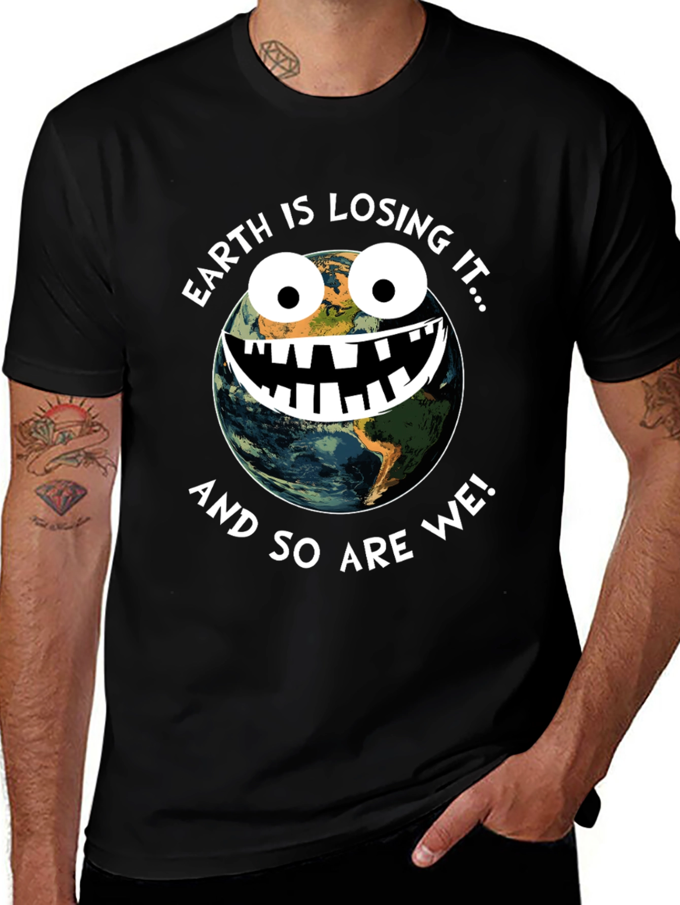 Earth is Losing It Graphic T-Shirt