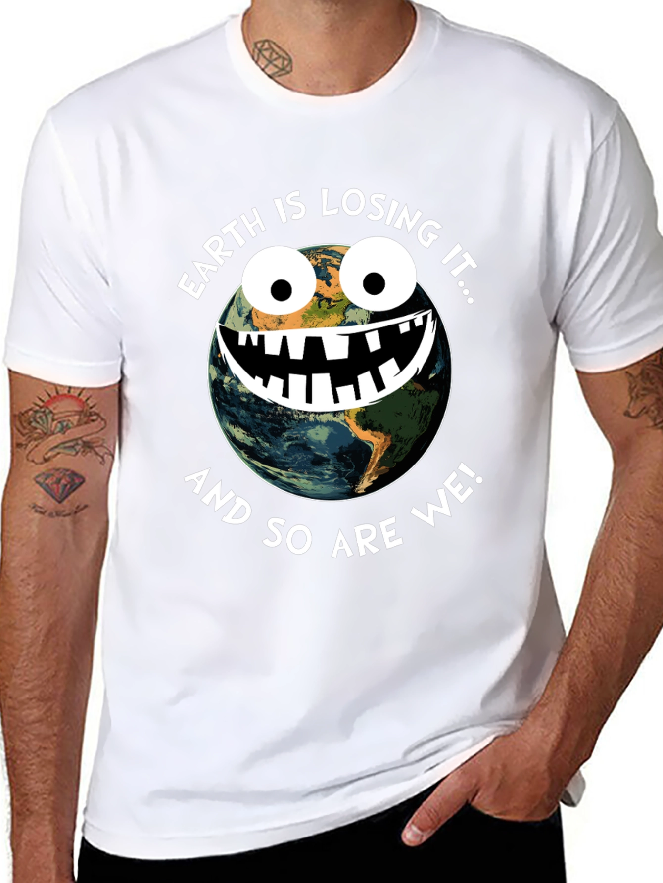 Earth is Losing It Graphic T-Shirt