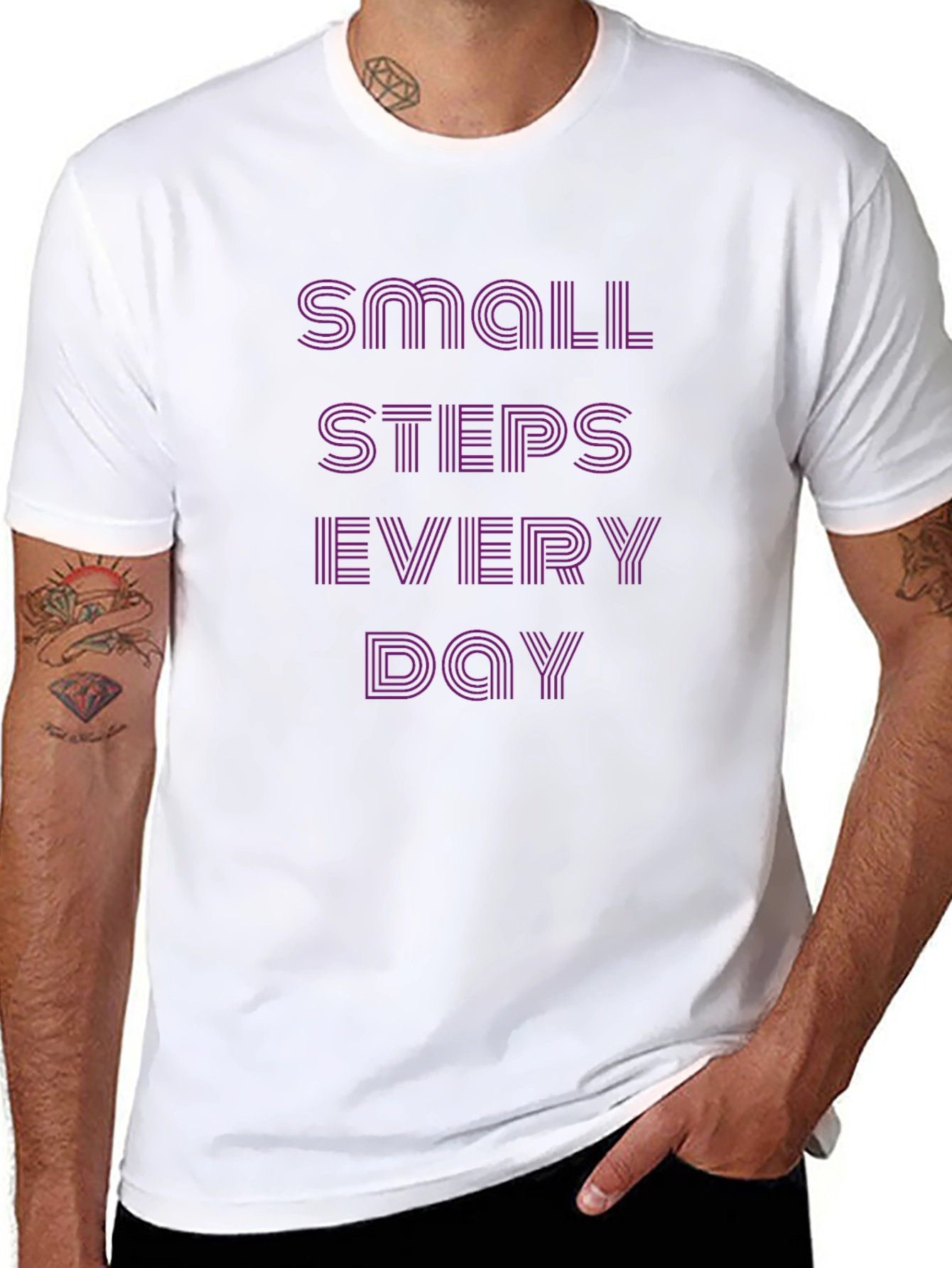 Motivational Small Steps Every Day T-Shirt