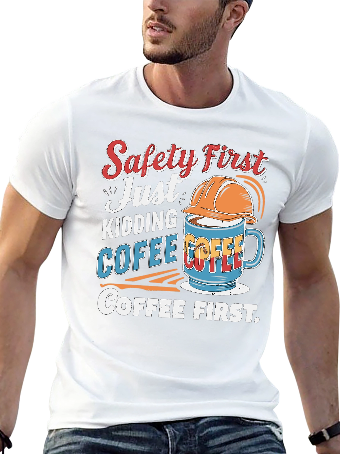 Safety First Coffee T-Shirt