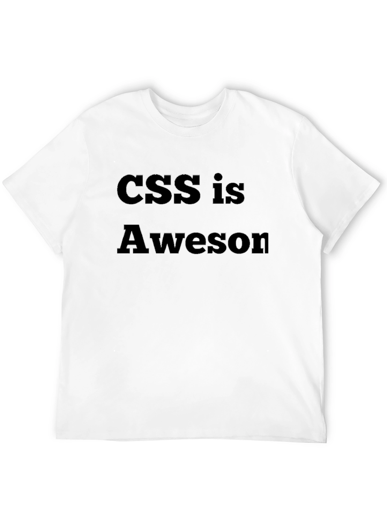 CSS is Awesome - Black Graphic Tee