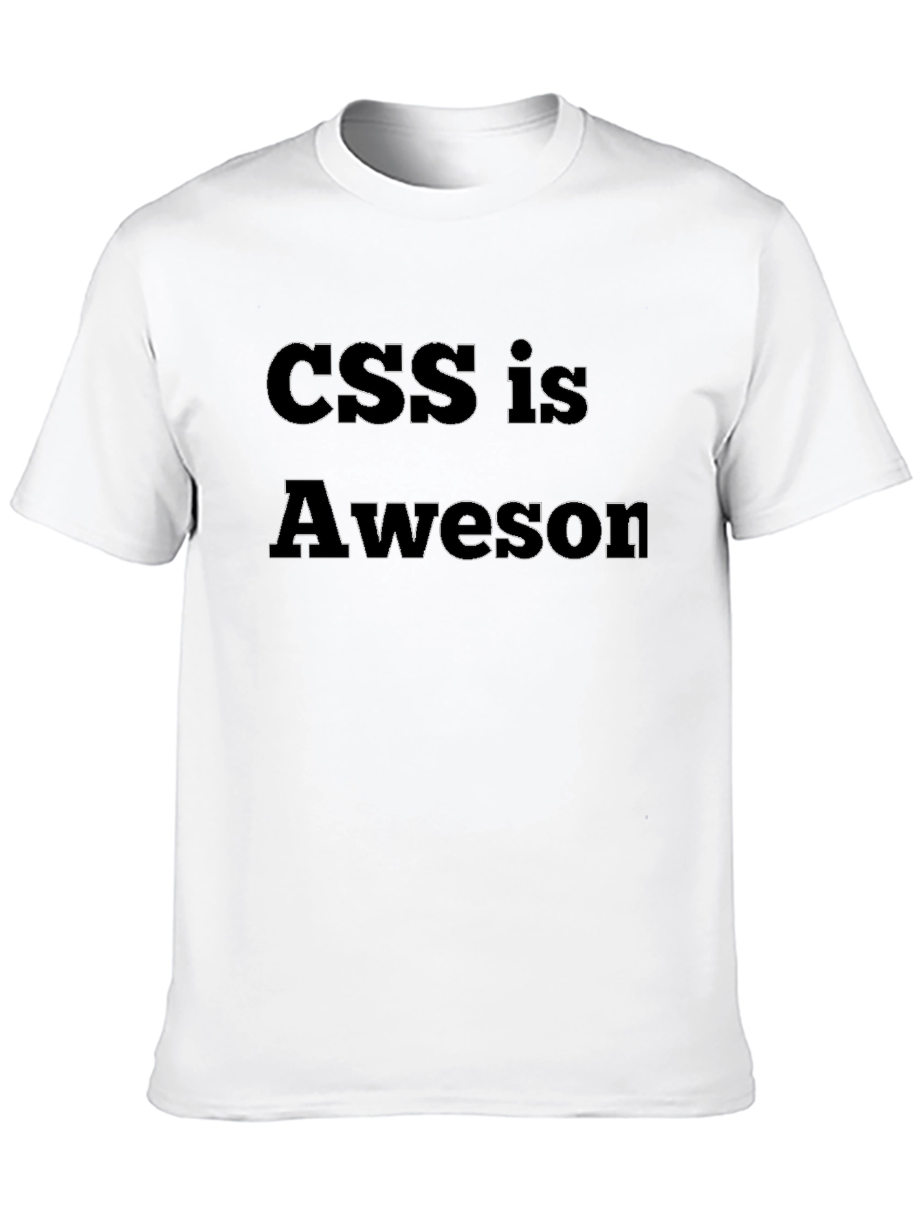CSS is Awesome - Black Graphic Tee