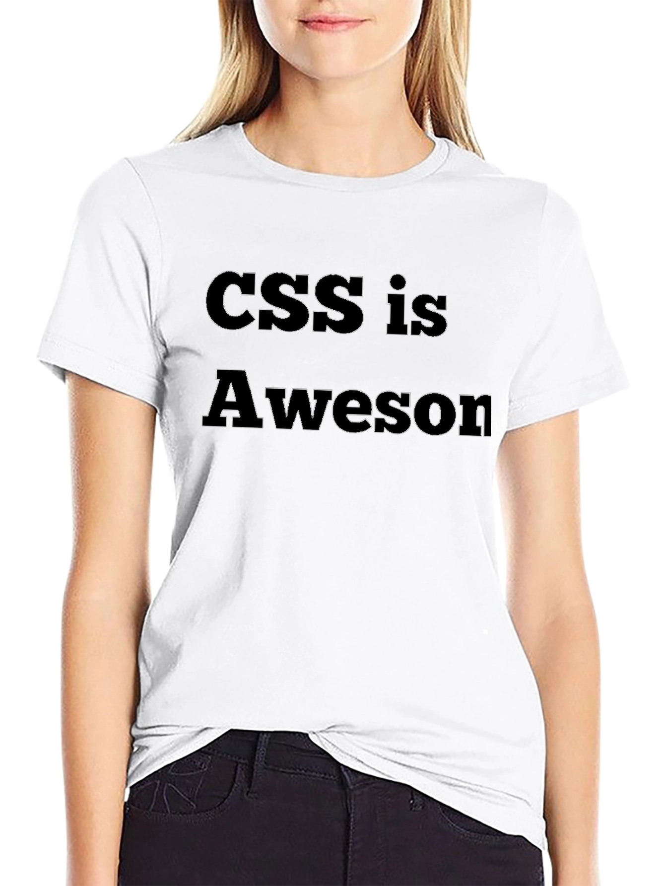 CSS is Awesome - Black Graphic Tee