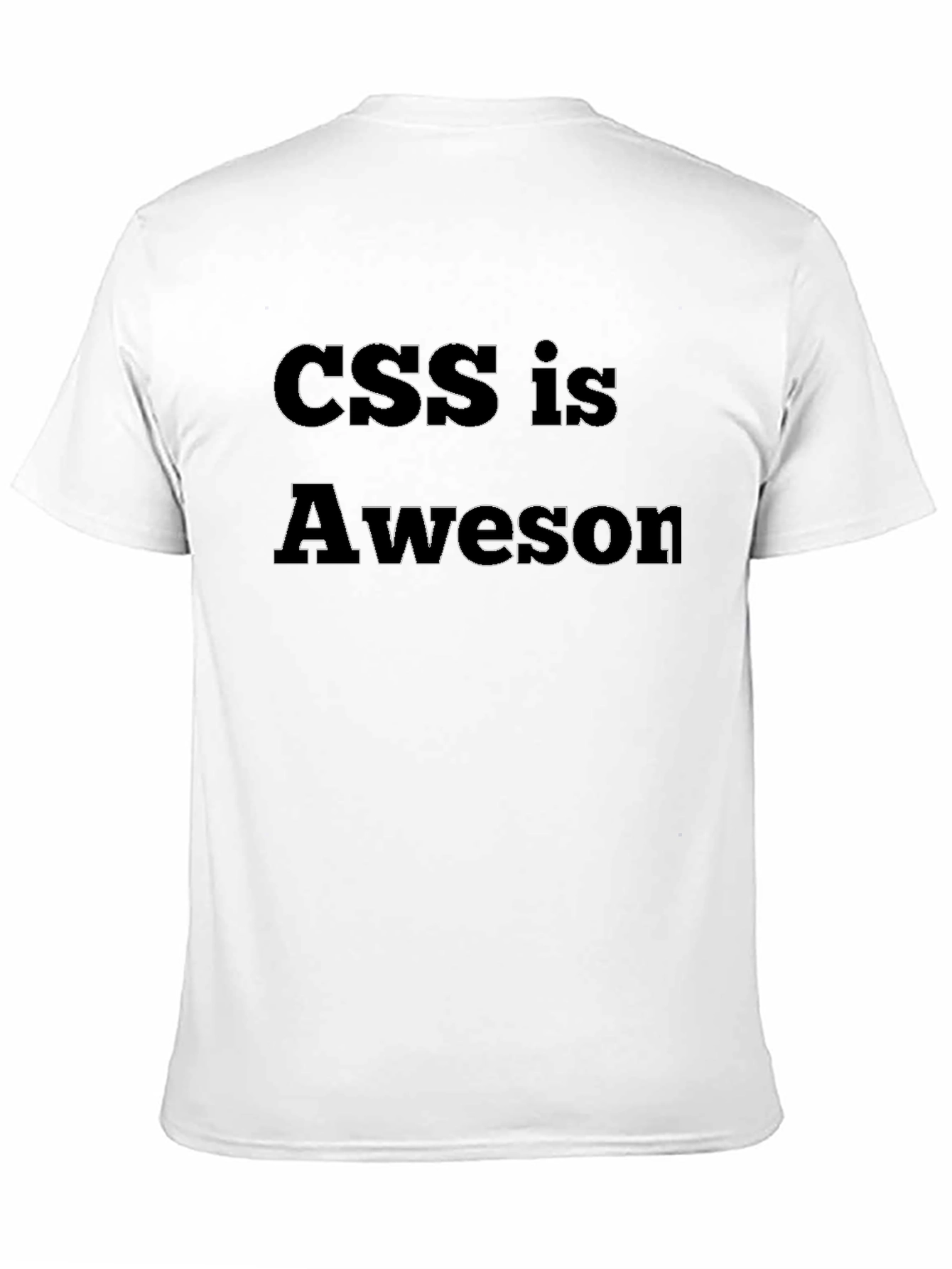 CSS is Awesome - Black Graphic Tee