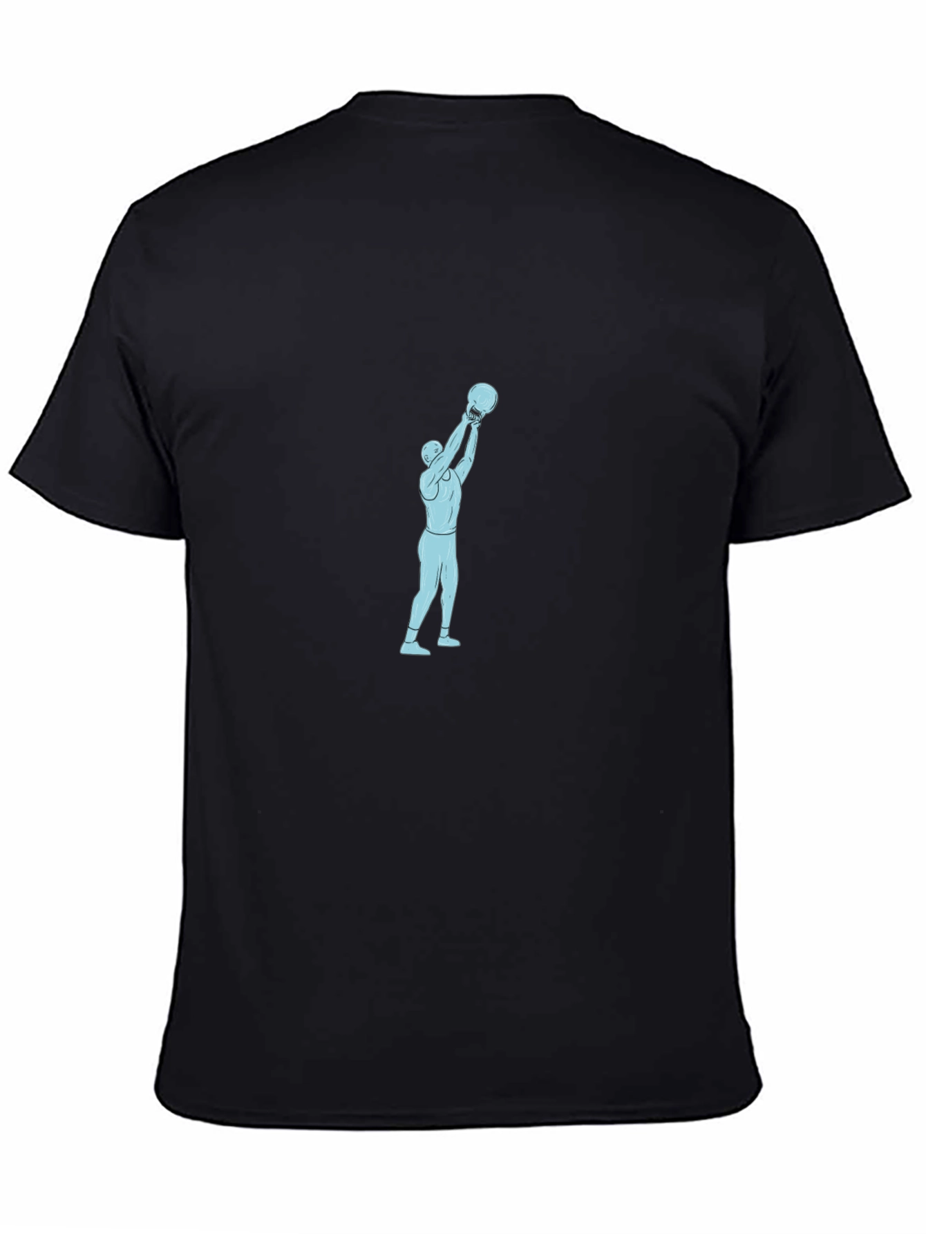 Basketball Player Graphic Black T-Shirt