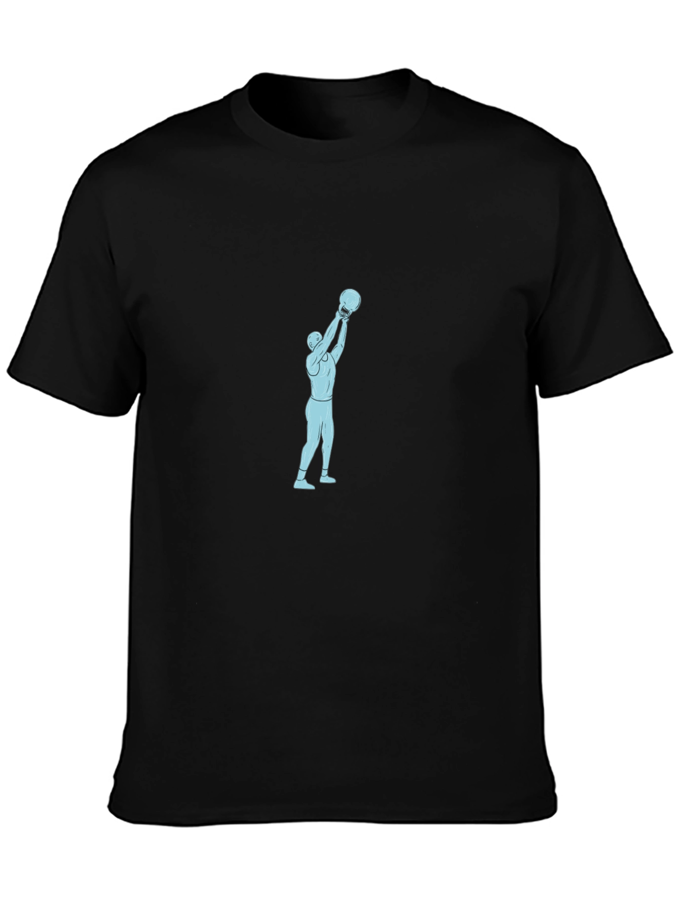 Basketball Player Graphic Black T-Shirt