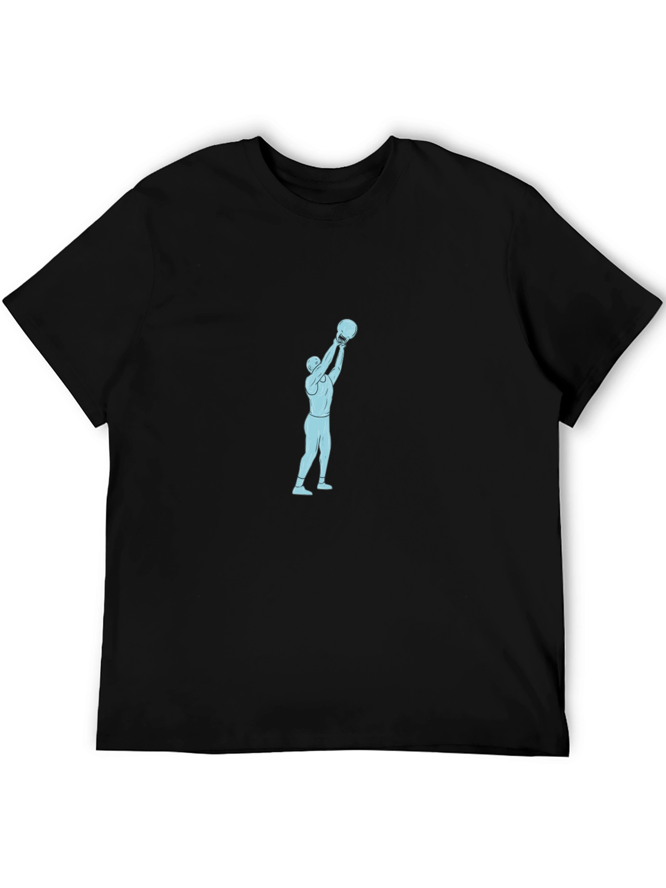 Basketball Player Graphic Black T-Shirt