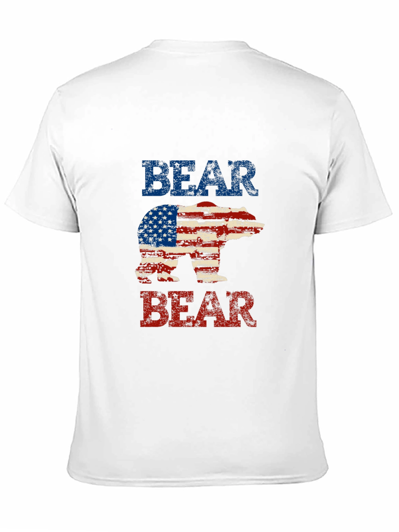 American Flag Bear Patriotic T-Shirt