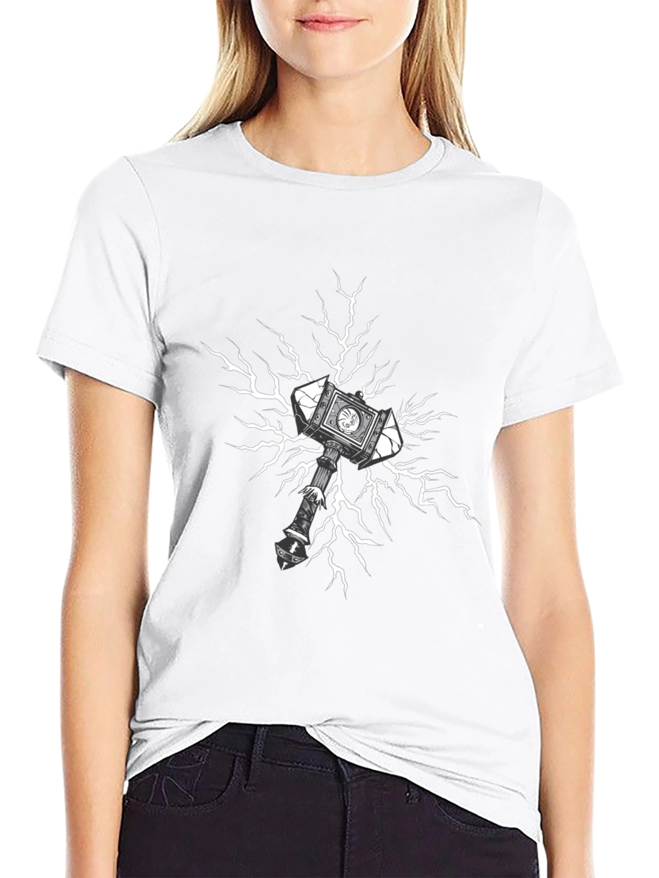 Black Hammer Lightning Graphic Tee