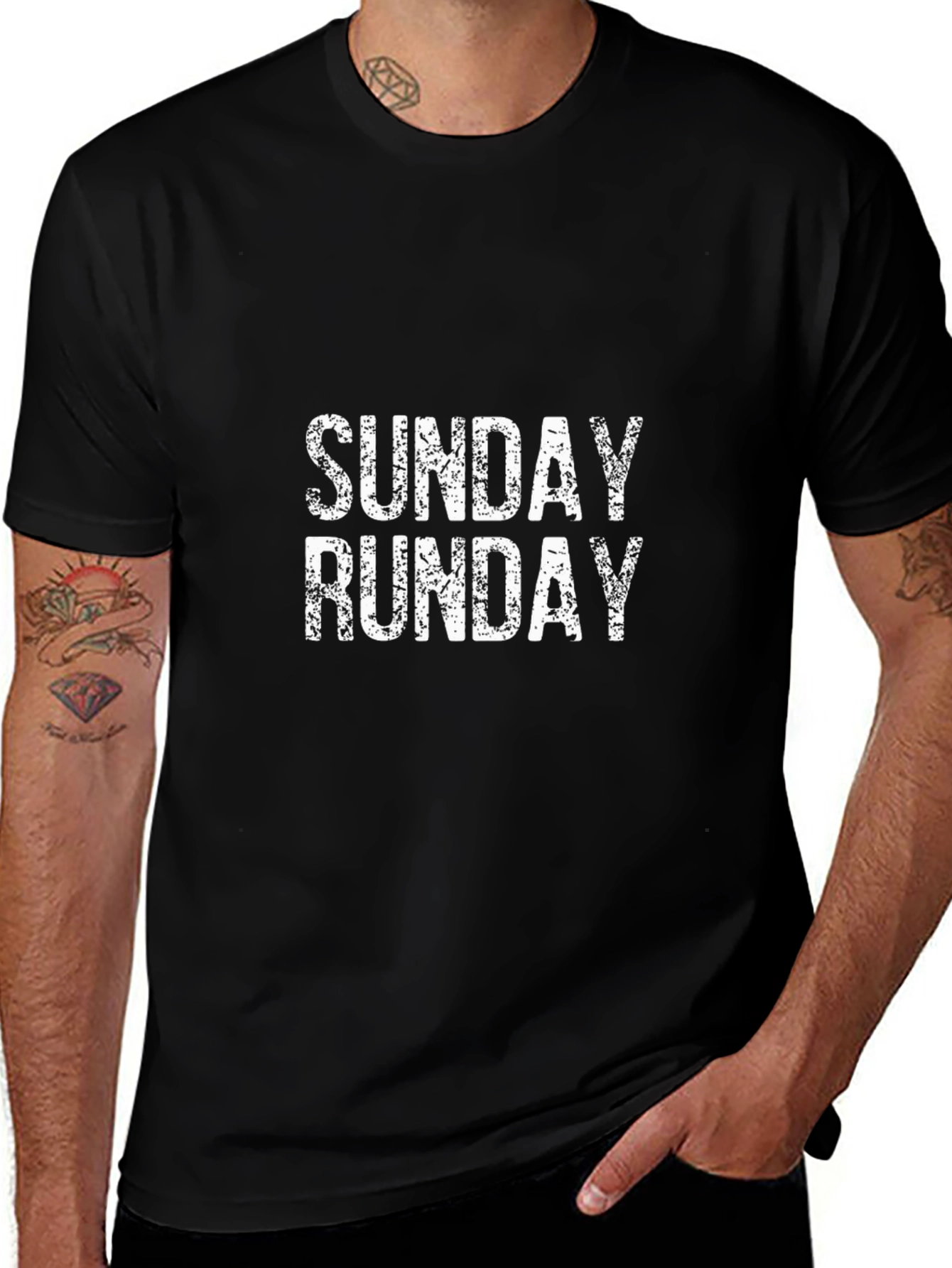 Sunday Runday Black T-Shirt