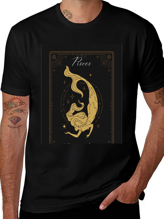 Pisces Zodiac Graphic T-Shirt